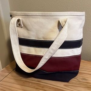 Lands End Open Canvas Tote